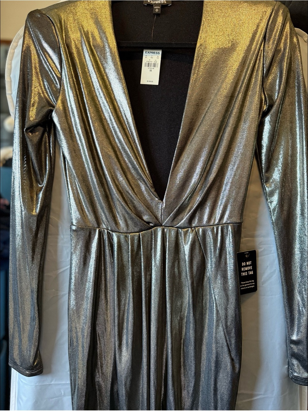 Express Metallic Dress